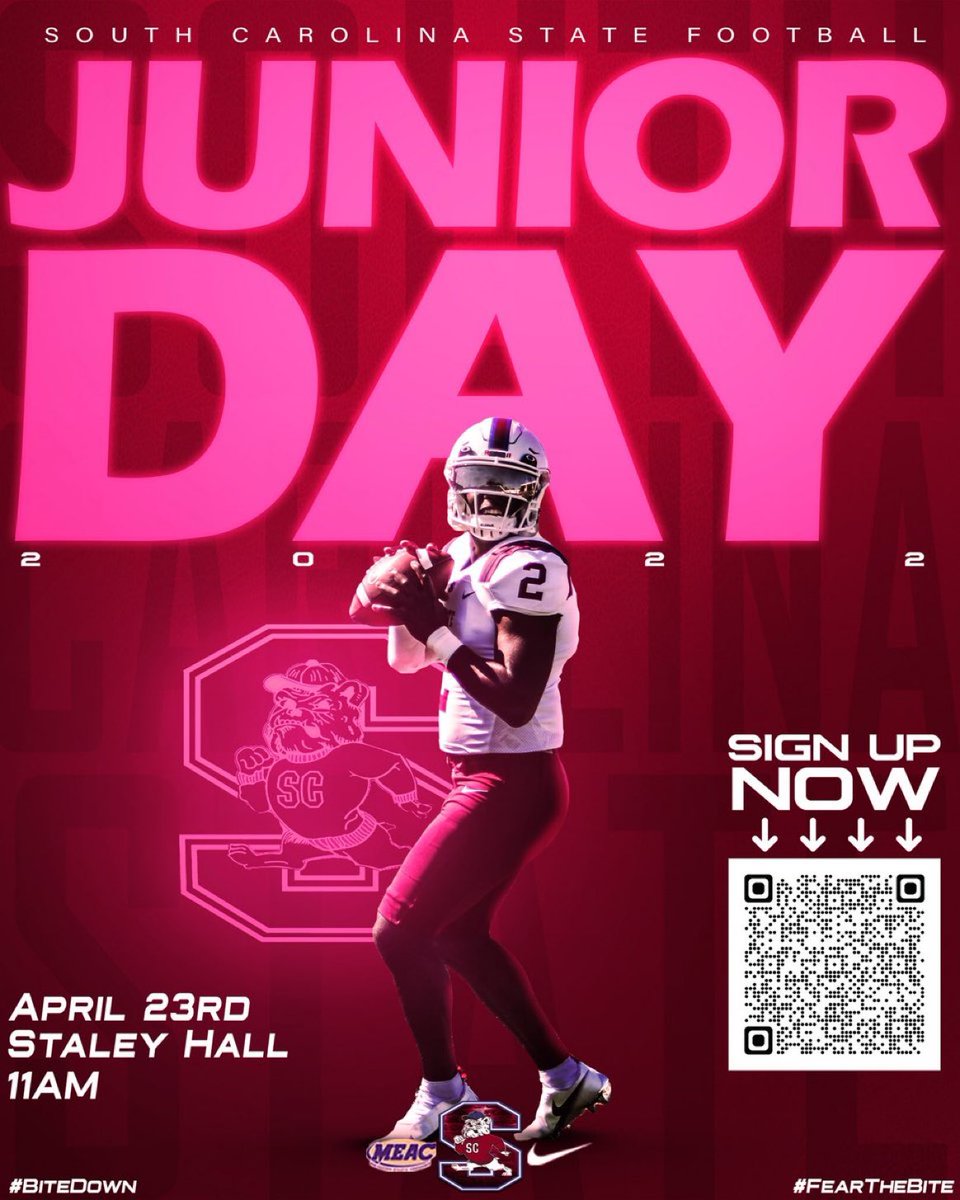 CoachCParrott's tweet photo. YALL BEEN ASKING WE DELIVER

 23s LOCK IN WITH THE HBCU NATIONAL CHAMPS 

JUNIOR DAY APRIL 23rd at 11am 

#SoHard
#FearTheBite
#BiteDown
#Welcome2TheBurg https://t.co/CDxAe6iV1L