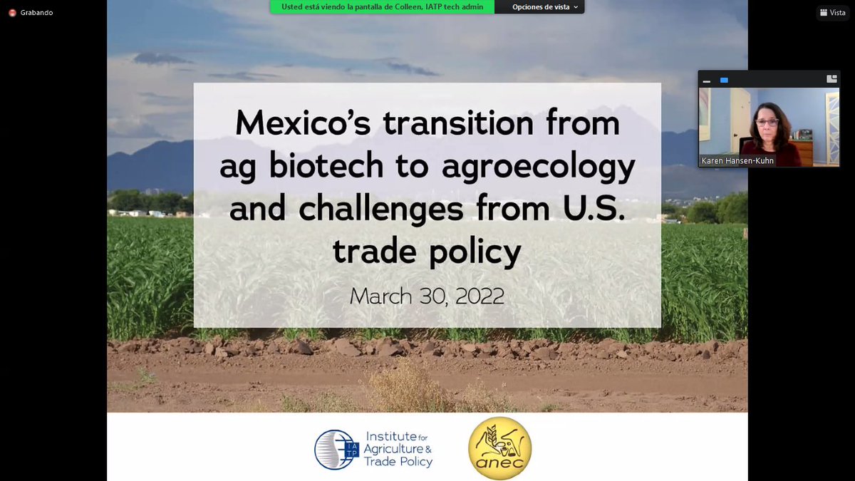 victor_suarez's tweet photo. #México registra experiencias de agricultores de todas las escalas que demuestran la viabilidad de producir alimentos sin #glifosato con productividad y rentabilidad, lo comenté en el webinar sobre #TransiciónAgroecológica auspiciado por @IATP y @ANECMEXICO https://t.co/XWGx6lHlou