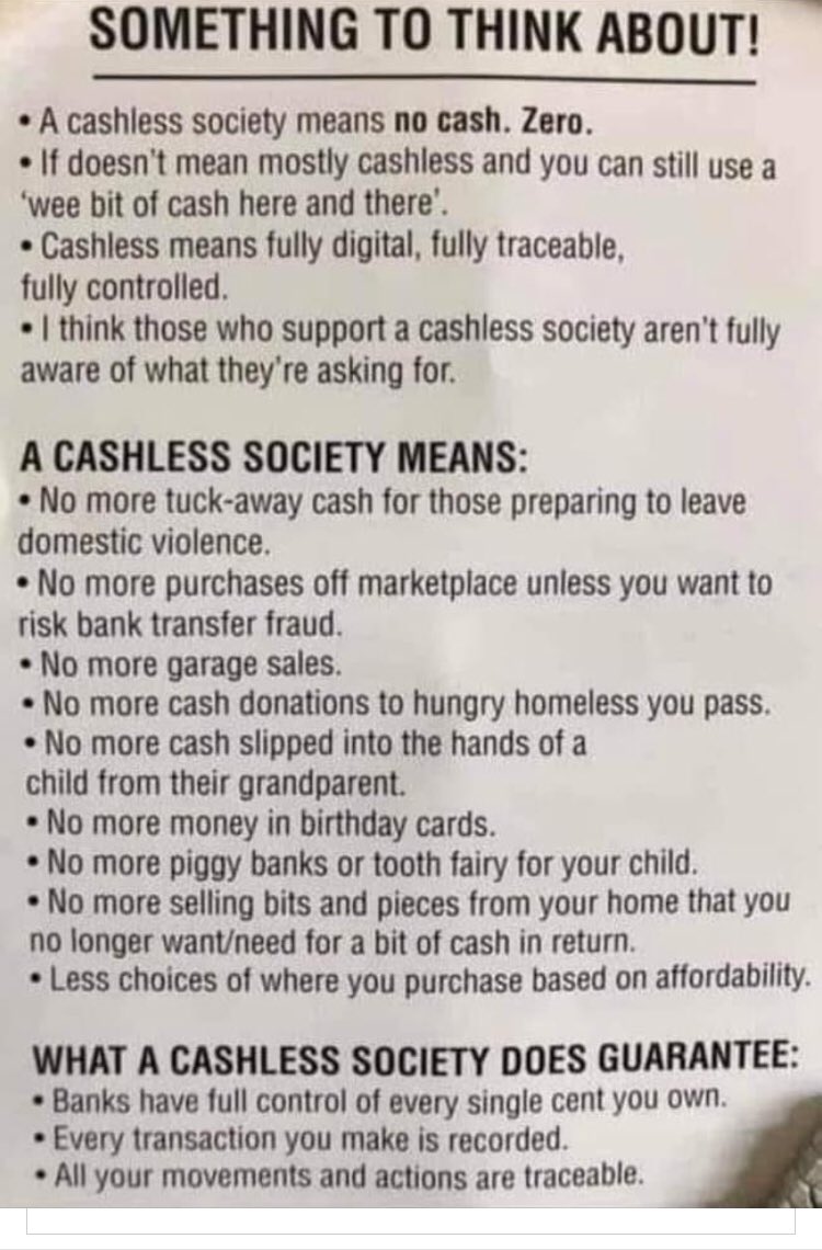 susananderton5's tweet photo. #cashless #society https://t.co/poyrWS9QsB