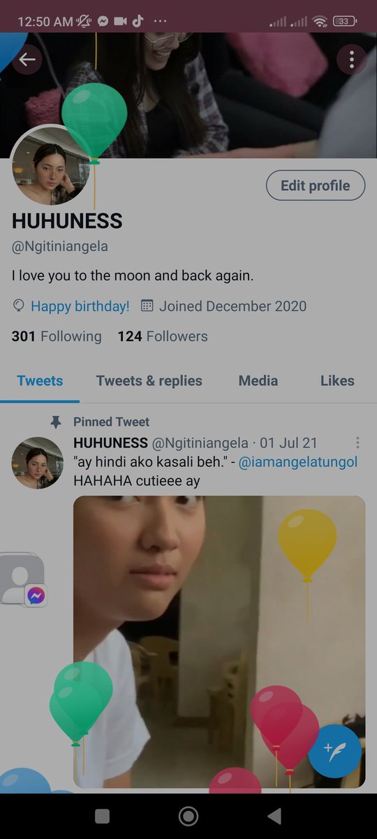 Ngitiniangela's tweet photo. 🥳🥳🥳Bati mo lang @iamangelatungol Masaya na ako🤣🙈 https://t.co/BXaB3mjUm6
