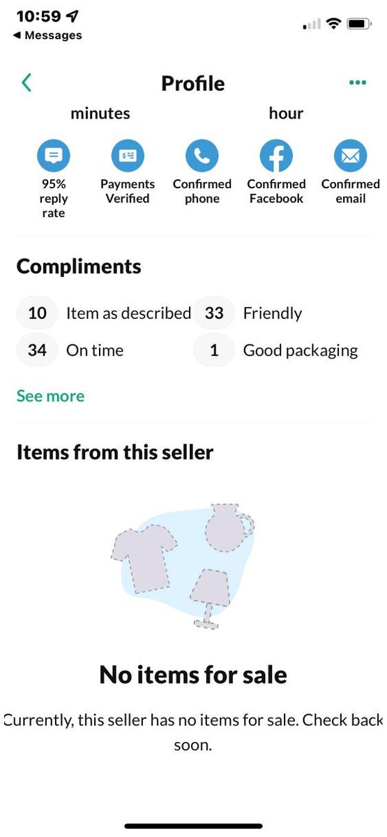 TRACYSTYLES18's tweet photo. @OfferUpSupport Hello OfferUp I'm right because my account is not being viewed by customers and by the community I don't know if I broke some kind of but seems like I am being shadowbanned because when I send my link to my customers or friends it says that I have no items available https://t.co/QwqR8hWOzr