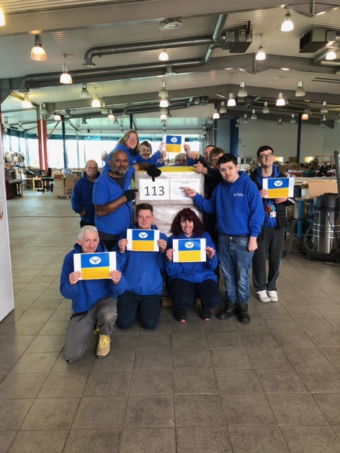 That's pallet number 113 of humanitarian aid out of the door.

Phoenix is doing it's bit helping out with Ukraine crisis &amp; have delivered over 120 tonnes of much needed goods to those in need.

Thank you 👏🏻👏🏻

#Ukraine #charity #Swindon #PhoenixEnterprises