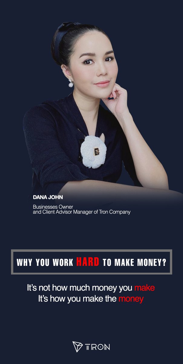 DanaJohn01's tweet photo. Everyone needs to set a goal for themselves so they have more motivation to make money.
#entertainment
#business
#investment
#motivation
#TRON https://t.co/QH8XkjrXpT