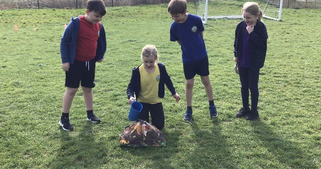 LuddenhamSchool's tweet photo. Robins Class have finally erupted their volcanoes! At the start of the term, we made models of a volcano and now that we are reaching the end of the term, it was time for them to erupt!🌋 https://t.co/XQGCPqJY77