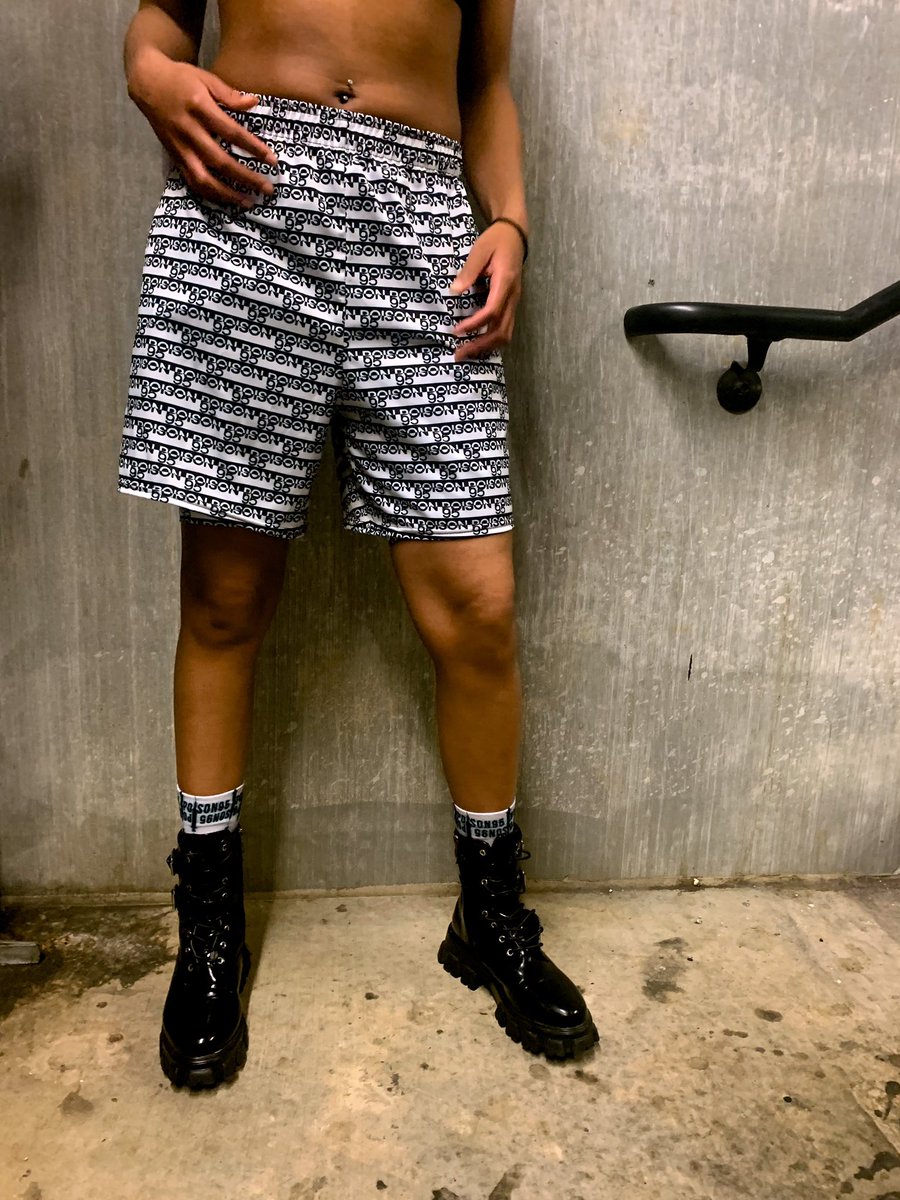 POISON956's tweet photo. POISON95® logo unisex shorts available 04.04.22

Only at https://t.co/JjUJcq9TJu https://t.co/M8bkXTA5rF