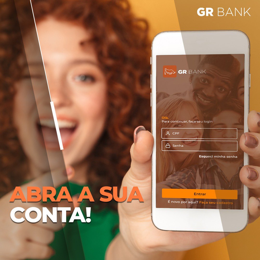 GRBankoficial's tweet photo. Garanta a sua!
Abra a sua conta no único banco que representa você !

#grbank #bancodigital #abrasuaconta #conceito #diversidade https://t.co/cYSYfybe0K