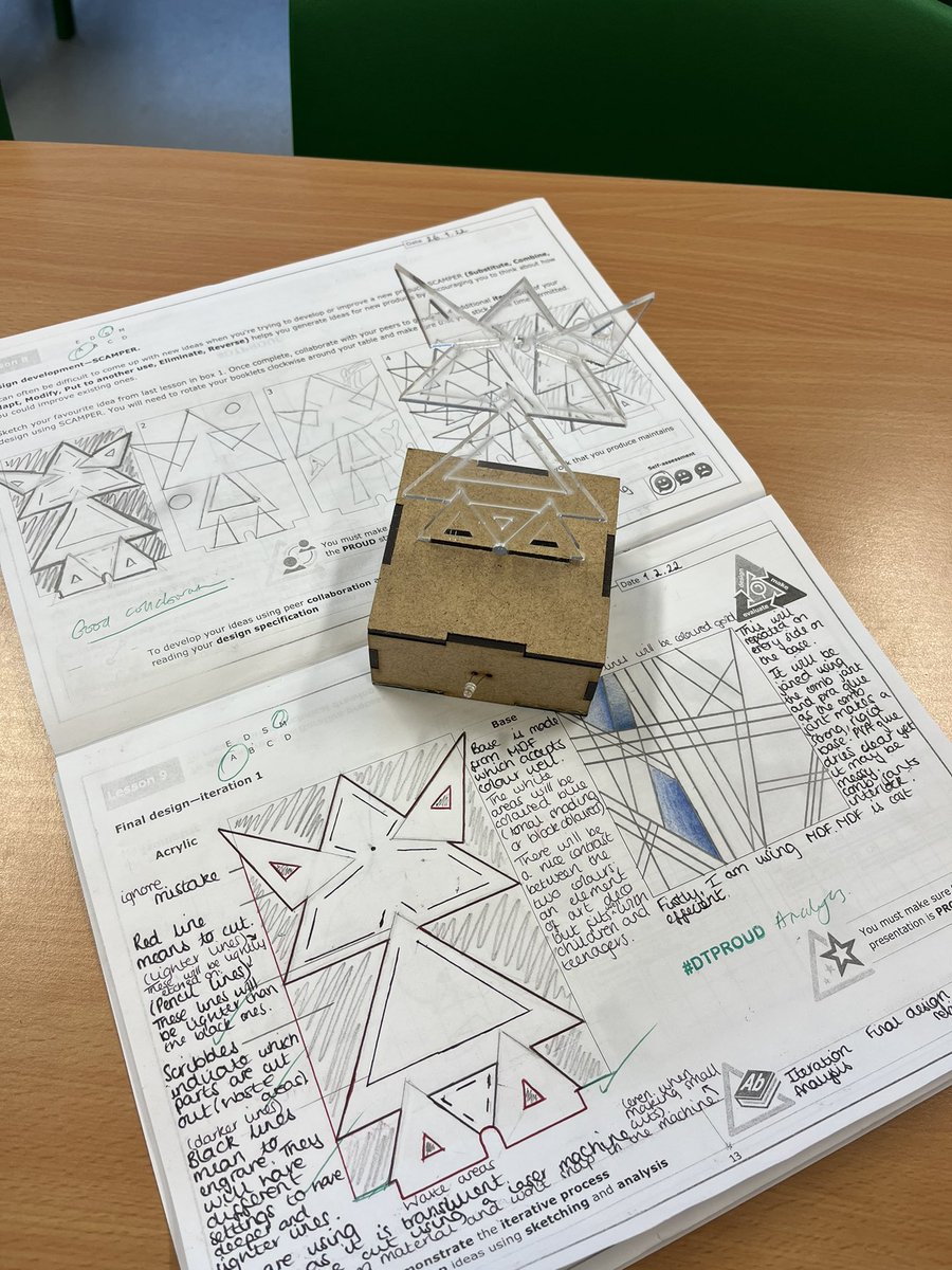 TRS_DesTech's tweet photo. Final lesson with 9E1. Some #DTPROUD outcomes which demonstrate a secure understanding of the iterative process. 💫 https://t.co/C4FLI1WTUq