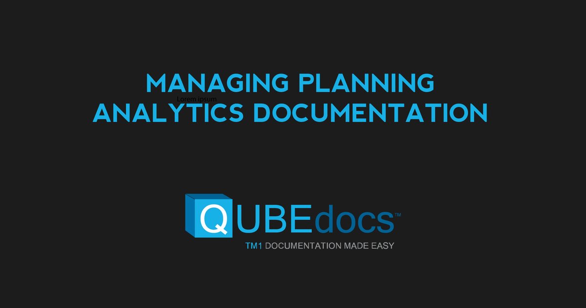 qubedocs's tweet image. To better understand the importance of documentation in planning analytics, let’s go through the benefits, costs, and risks associated with the investment &amp;gt;&amp;gt; #PlanningAnalytics #TM1 #documentation ow.ly/Dl4F30rLHZg