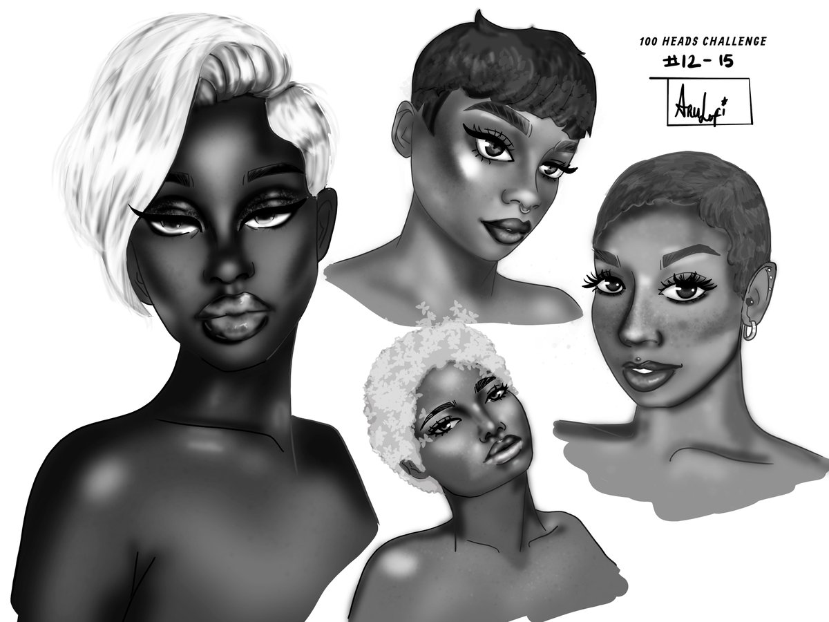 arulofi_'s tweet photo. Started the #100headschallenge some weeks ago to improve my art. https://t.co/khV7lmAHdq