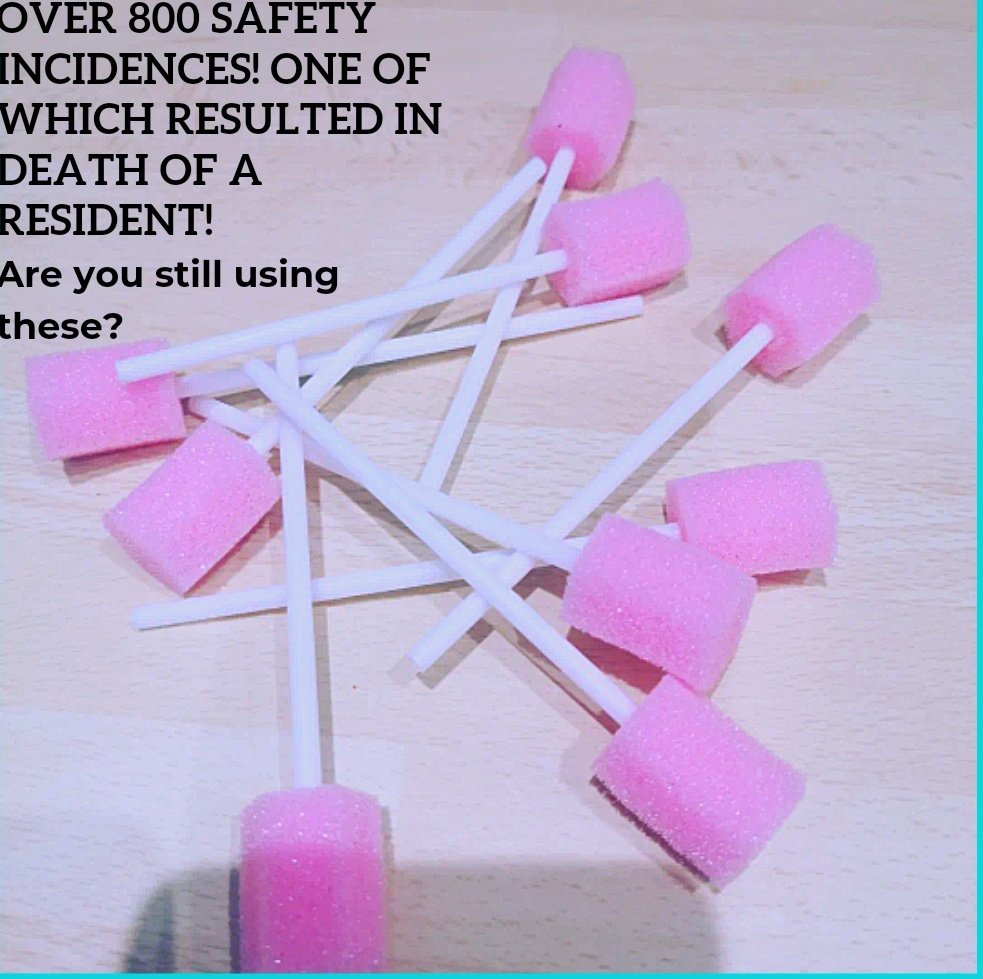 KOHCltd's tweet photo. Over 800 safety incidences one of which resulted in the death of a resident yet many places still have these as first choice for mouthcare!

Check out alternatives below ⬇️👇

https://t.co/AfR6sqvWTI

#dysphagia #palliative #Repost #MedTwitter https://t.co/GL6TE5Q0zm