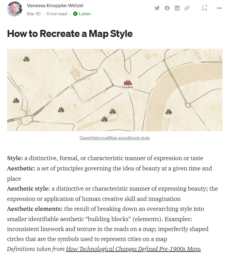 greeninfo's tweet photo. Have you ever wanted to recreate a #style in a #map and not known how to go about it? 

Read our latest blog post to understand how to break that style down, and what Qs to ask when working in modern #mapping technologies.

https://t.co/GVNJjbvtOa

#gis #gischat #cartography https://t.co/akT9wcsjaX