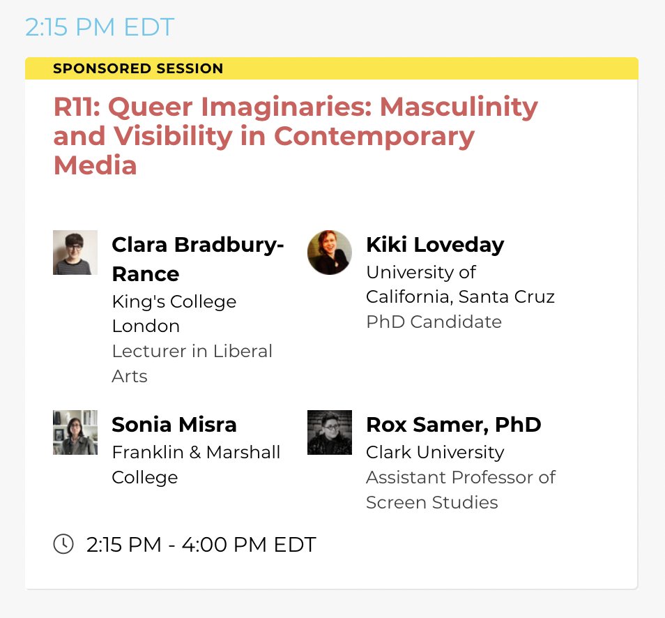 sadcatdadd's tweet photo. #SCMS22 starts tomorrow! Queer & trans SCMSers, I'd love to see you Sunday when I'll be presenting on the trans masc satire of "Falling in Love...with Chris and Greg" (2008-13), alongside a few other papers on queer masculinity in contemporary media! https://t.co/Q2ghlLdxmN