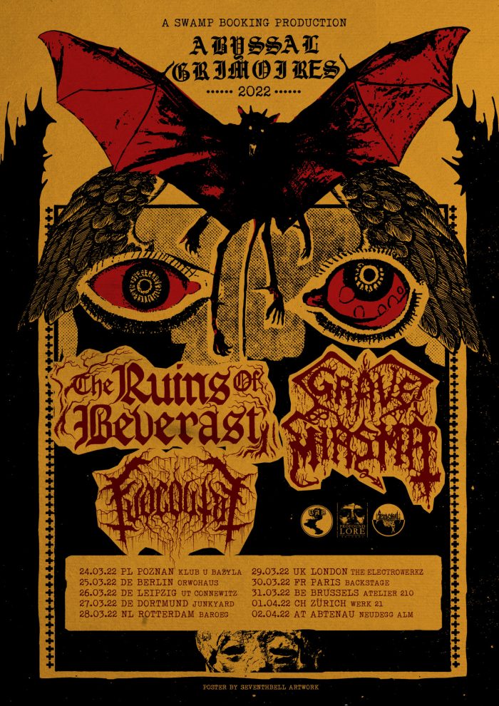 Metalitalia's tweet photo. THE RUINS OF BEVERAST + GRAVE MIASMA + FUOCO FATUO #FUOCOFATUOVA #GRAVEMIASMA #THERUINSOFBEVERAST - https://t.co/nYGfsMuLly https://t.co/qqlGtHHvQZ