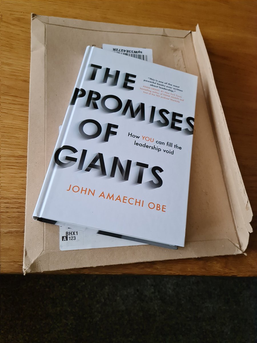 Pancy FTSU-Guardian (@green_one_crh) on Twitter photo Awful I know, but the last time I bought a book because I wanted to read it rather than because I had to read it is probably when I was a childπ
Ordered this last night...tells you something about the impact of the <a href="/JohnAmaechi/">John Amaechi OBE</a> part of the <a href="/NatGuardianFTSU/">National Guardian's Office π</a> conference yesterdayπ Awful I know, but the last time I bought a book because I wanted to read it rather than because I had to read it is probably when I was a childπ
Ordered this last night...tells you something about the impact of the <a href="/JohnAmaechi/">John Amaechi OBE</a> part of the <a href="/NatGuardianFTSU/">National Guardian's Office π</a> conference yesterdayπ