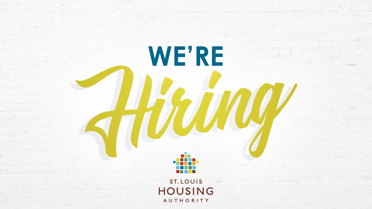 St. Louis Housing Authority on Twitter "Are you passionate about