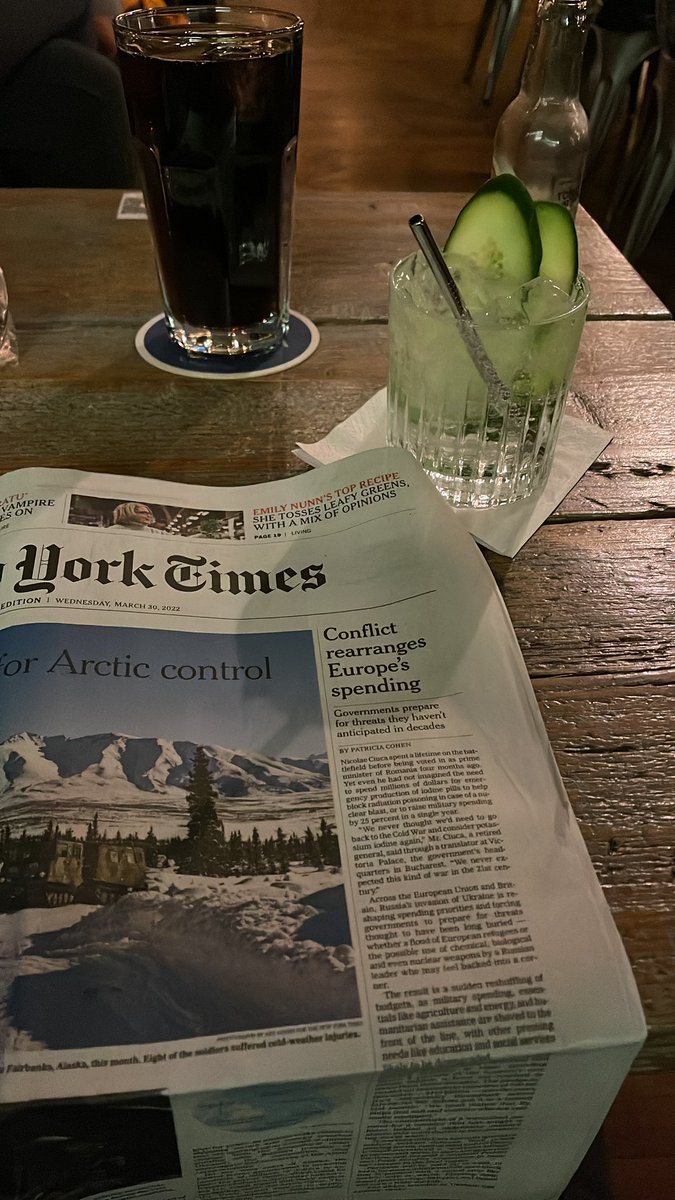 #gin #tonic #NewYorkTimes pre #PEX22 warmup