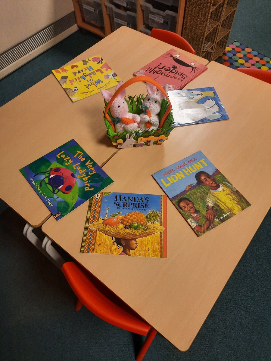 hill_primary's tweet photo. We loved welcome our EYFS pupils to school today for a 'hoppy' reading treat! 🐣 https://t.co/JQKebzTPEB