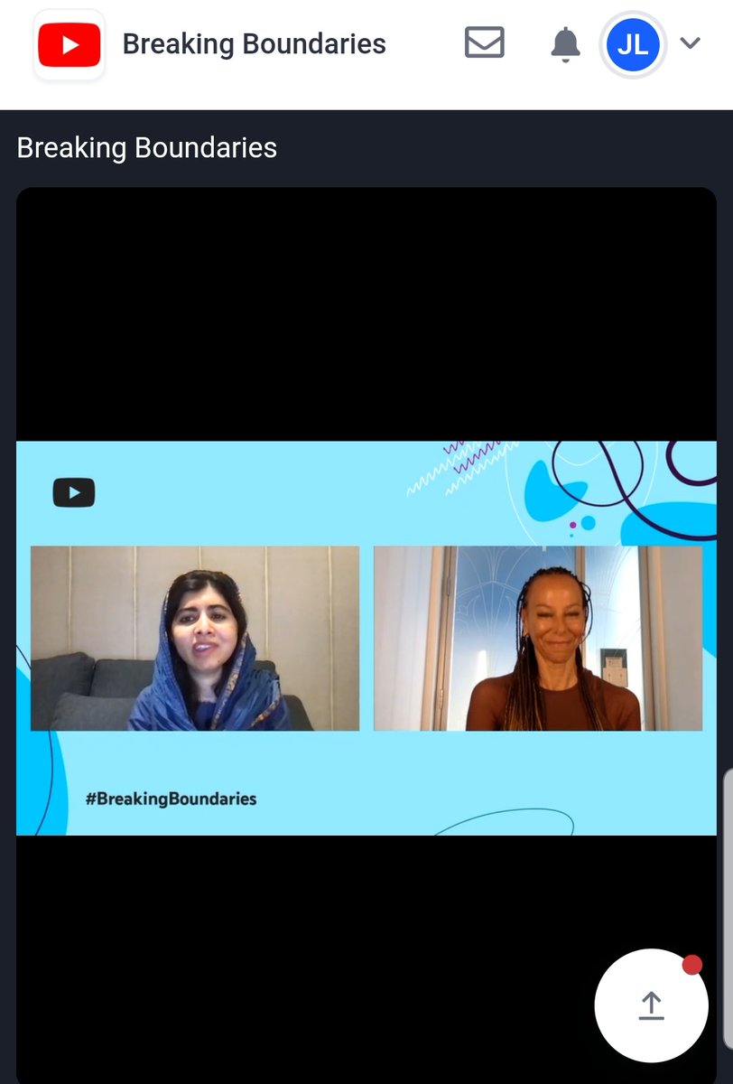 I just watched <a href="/Malala/">Malala Yousafzai</a> talking about girls' education &amp; activism with human rights lawyer <a href="/MalikaSaadaSaar/">Malika Saada Saar</a>. So much inspiration... Malala, you have a beautiful soul 🌟 #BreakingBoundaries <a href="/YouTubeCreators/">YouTube Creators</a>