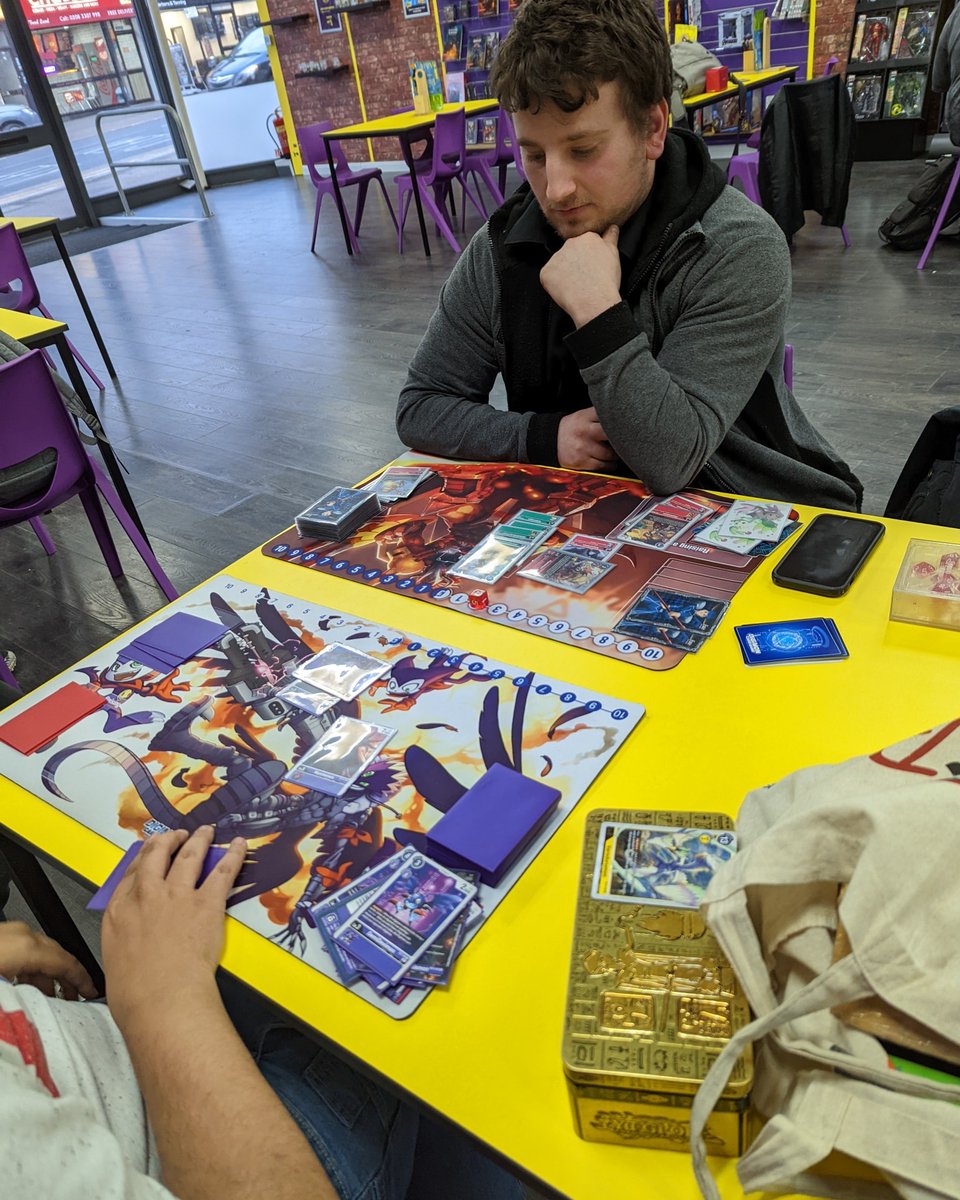 GeekRetreatUK's tweet photo. 🤖 Have you tried Digimon TCG yet? What's your favourite card in your deck? Come play in-store
📸 @GR_Sutton
#digimontcg #digidestined #digimontamers #geekretreat #tcgcommunity #bt07 https://t.co/2k6wKIJv7s