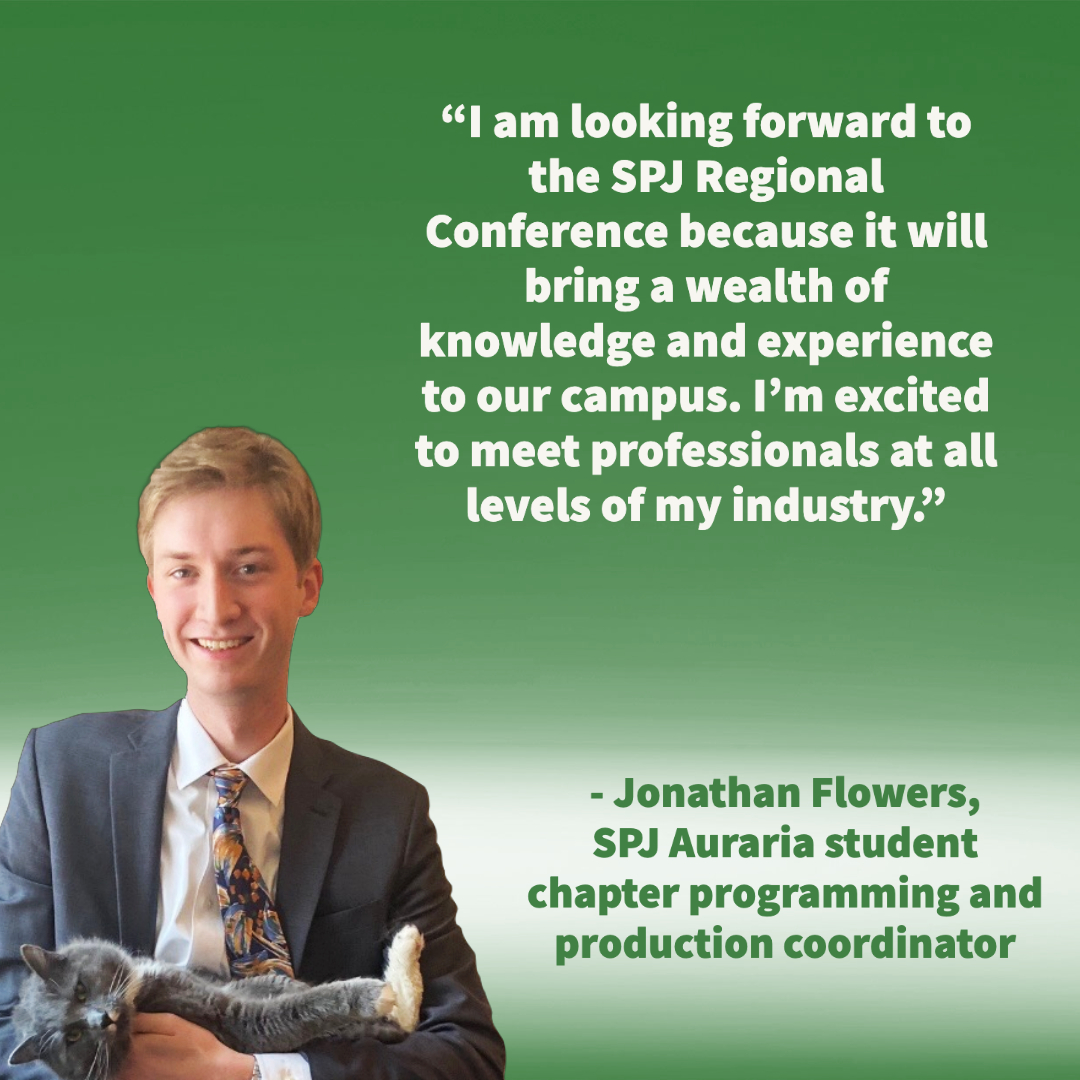 spjauraria's tweet photo. With the SPJ Region 9 Conference coming up next week, Jonathan Flowers is looking forward to networking with professionals in the industry!
๐๏ธ: https://t.co/ajLxMIeIXw
#msudenver #ccdedu #cudenver #SPJColo #Region9 https://t.co/xQeh3dQHkl
