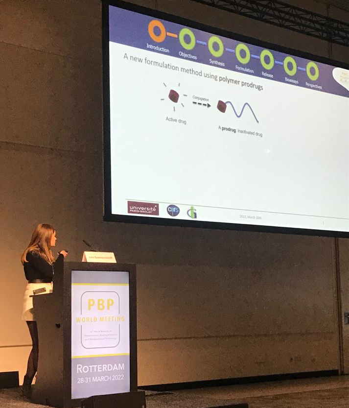 julnicolas's tweet photo. Congratulations to Léa Guerassimoff who presented her PhD results (@ERC_Research) at the 13th PBP World Meeting in Rotterdam @PBP_organisers @APVnews #APGI. Very proud of you! 
@umr8612 @Pharma_UPSaclay @UnivParisSaclay @INC_CNRS https://t.co/1XCbqc4kBe