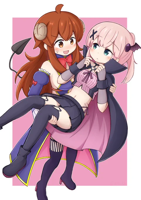 ちよもも!おめでとう!
遅くなってごめんね…🍑
#まちカドまぞく 
