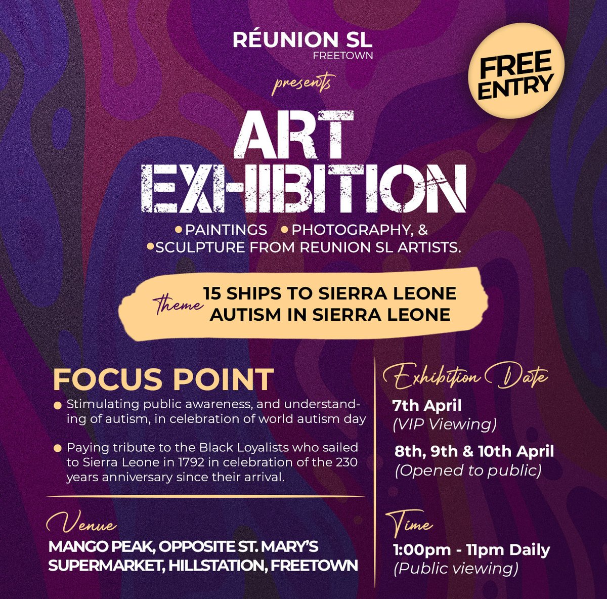 Reunion Freetown tweet media