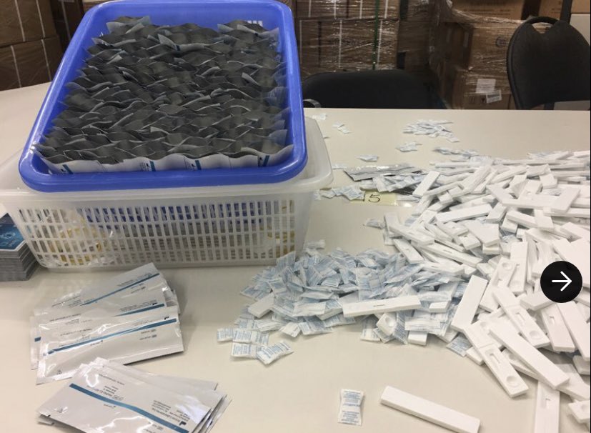 RealAndyLeeShow's tweet image. The workers say they are not paid properly, and that they are exposed to harmful chemicals. They assemble the tests in unclean conditions, making them susceptible to contamination. This is Health Canada’s contractor of choice. 

@GovCanHealth 

You will be hearing from me.