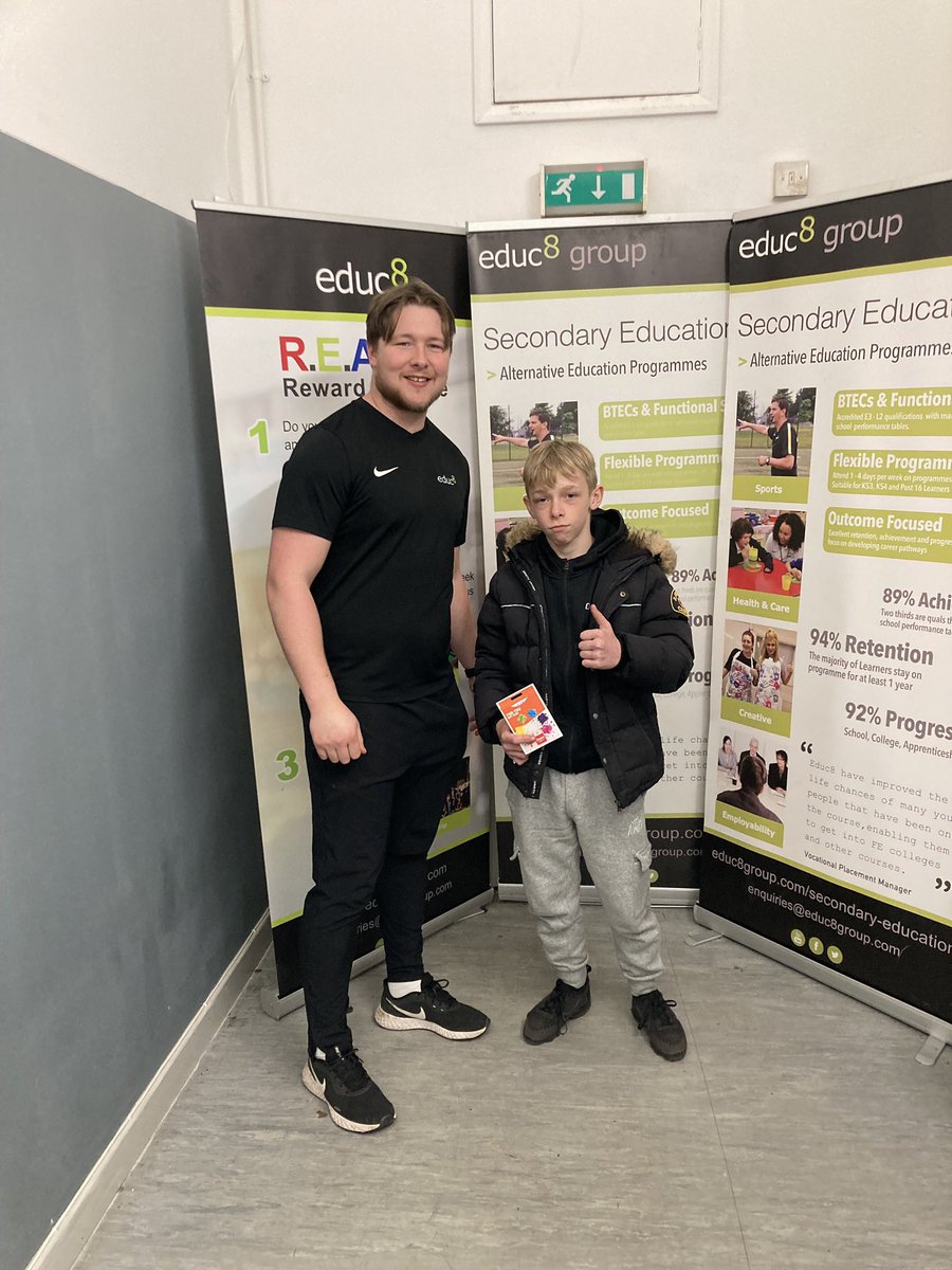 Well Done to our learner Liam Elder at Educ8 Redcar on receiving the Ambassador Status for 6 Weeks in a row! Liam has been rewarded with a gift card of his choice, a free PSHE lesson, a drink and snacks. Well done Liam keep up the good work.#learner #alternativeeducation #rewards