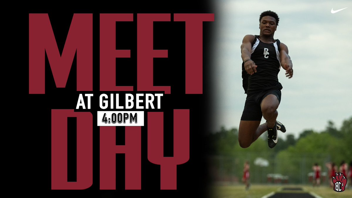 BCBearcatSports's tweet photo. Track &amp; Field is at Gilbert and Boy’s Tennis is at White Knoll! Go Bearcats!!! https://t.co/zxmtjAw1Yu