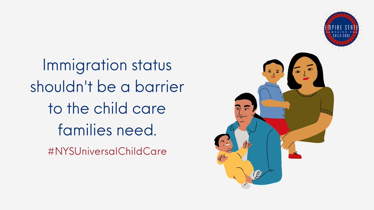 AllOurKin's tweet photo. Budgets are about priorities. We need @GovKathyHochul to prioritize ALL New York families and child care providers — including immigrants — in the final state budget. #NYSUniversalChildCare. https://t.co/FOrcGWeo2G