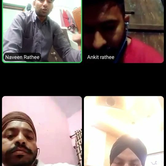 आज संगठन के सभी पदाधिकारियों की अनुशासन आचरण और समय को लेकर इत्यादि विषयों पर चर्चा हुई और इस चर्चा में नवीन राठी जी ने सभी पदाधिकारियों को उनके आचरण समय पालन और अनुशासन की बातों से अवगत कराया आने वाले समय में जम्मू में होने वाली मीटिंग की विभिन्न पहलुओं पर भी चर्चा की गई
