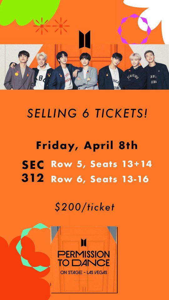 JamineMisa's tweet photo. Help a girl out to get these off my hands!!!!! Dm me on Instagram: @jaminemisa 🥹🤌🏻 #btsarmy #btspermissiontodance #btstickets #forsalebts #btsconcert #lasvegaspermissiontodance https://t.co/UEfN1oKEND