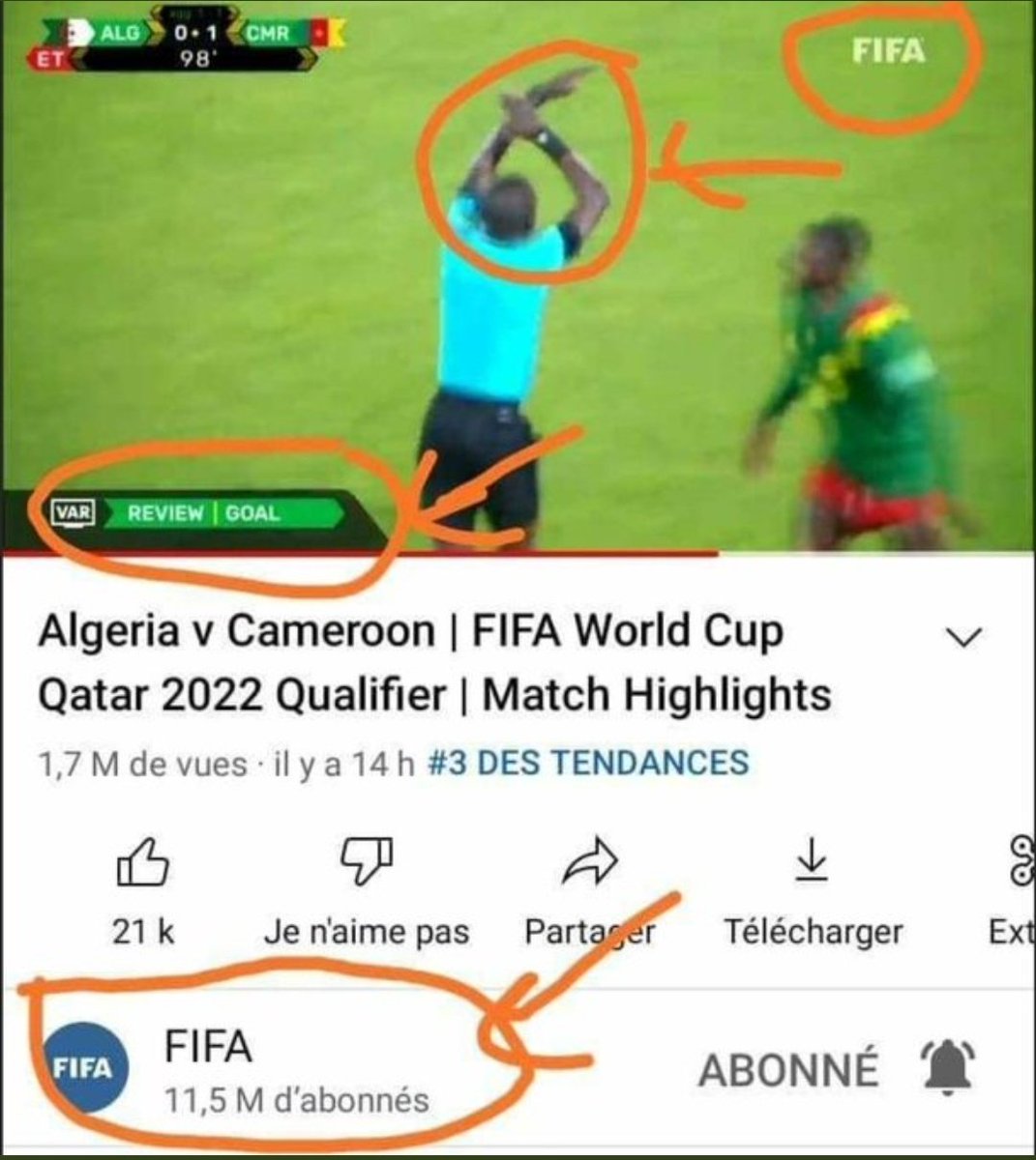 BurBl4ck's tweet image. VAR here declared goal for islam's headed shot but the verdict declared that it was not a goal
#الماتش_يتعاود