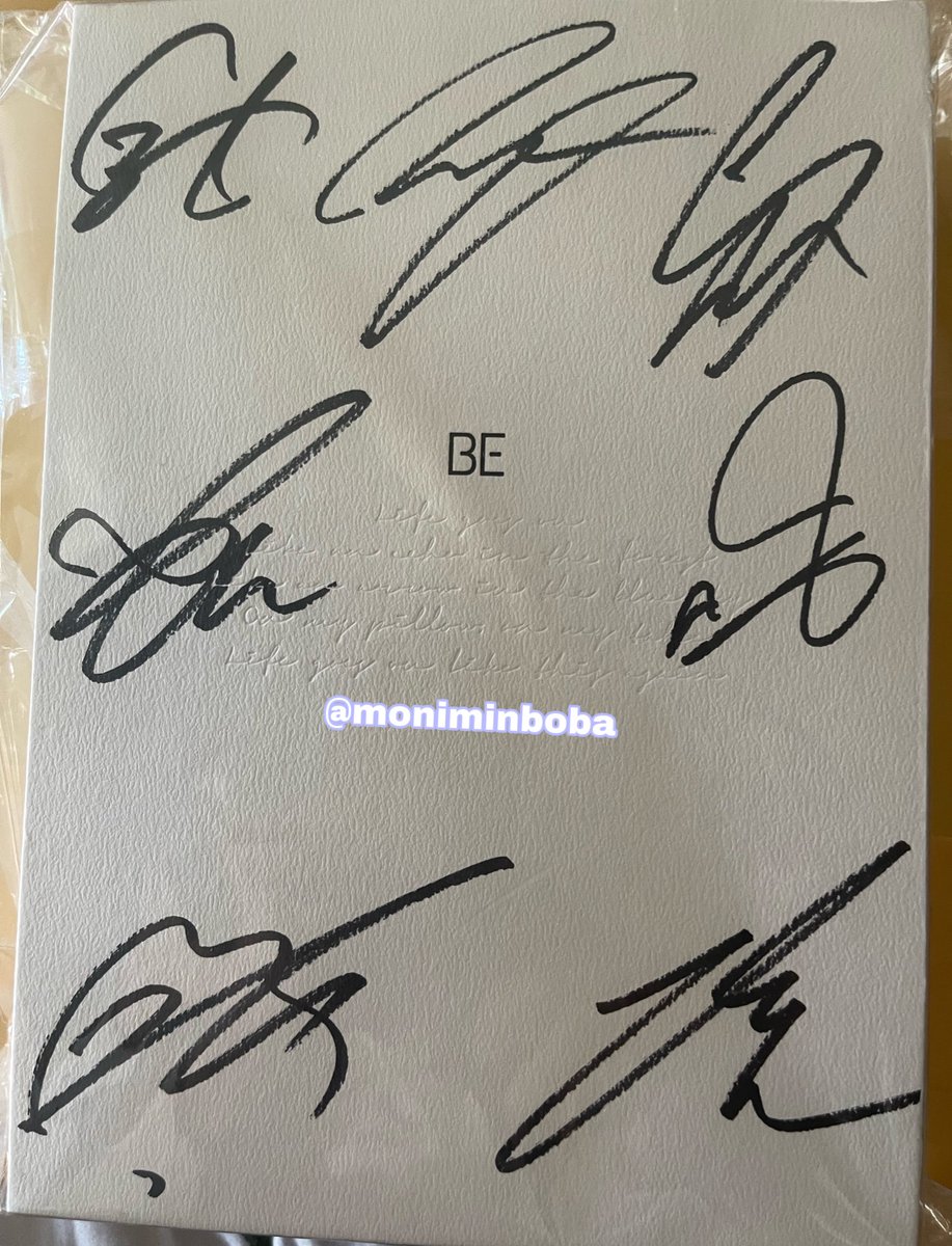 moniminboba's tweet photo. Hey guys,
If anyone is interested I am selling a BTS BE signed album. It does come with everything ( PCs, photobook, CD ) 
Honestly I’m taking any offers since I do need to sell it quickly. Please message me if you are interested https://t.co/76p2cO7ayO