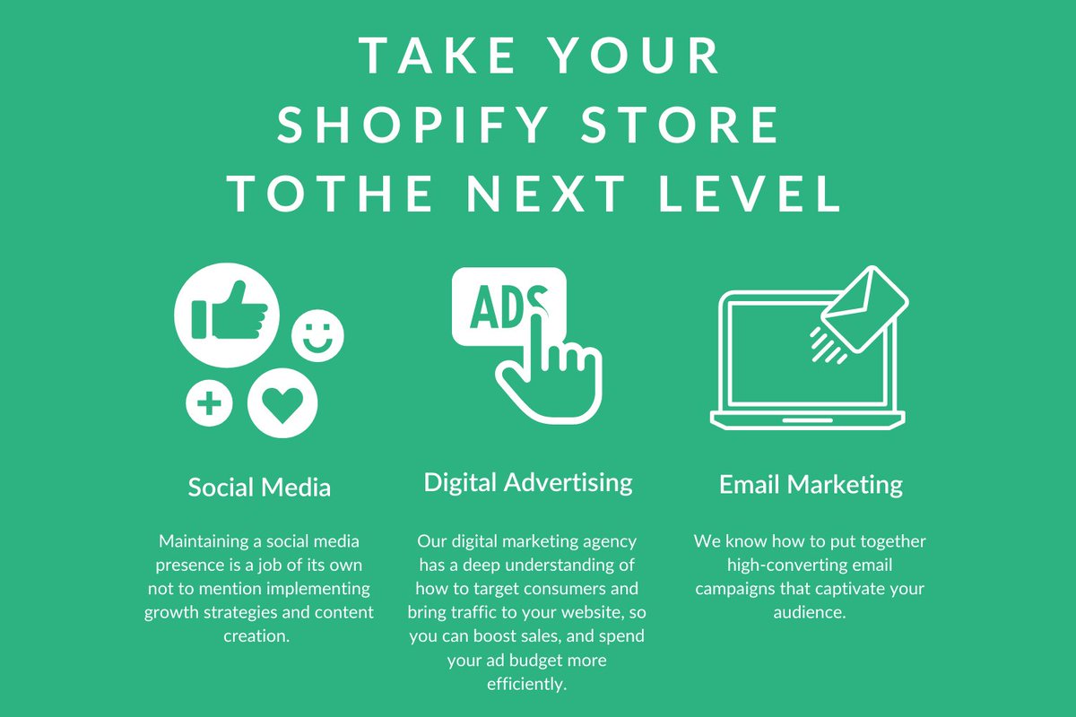 VerdureDigital's tweet photo. Developing and maintaining a winning eCommerce strategy isn’t easy. Getting potential customers to visit your site, and then turning those clicks into sales can be quite costly. That’s where we come in. 

We're here to help you!
👉 https://t.co/vGFH64ffxg https://t.co/NGZwLHItZk