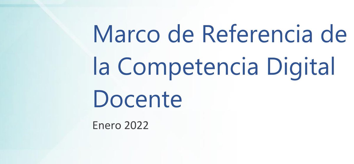 tictacymas's tweet photo. ¿Conoces el Marco de Referencia de la Competencia Digital Docente? Te planteamos algunas cuestiones. https://t.co/JBm12oQiKG #CDD #CompetenciaDigitalDocente https://t.co/4JCJ3wJgTx