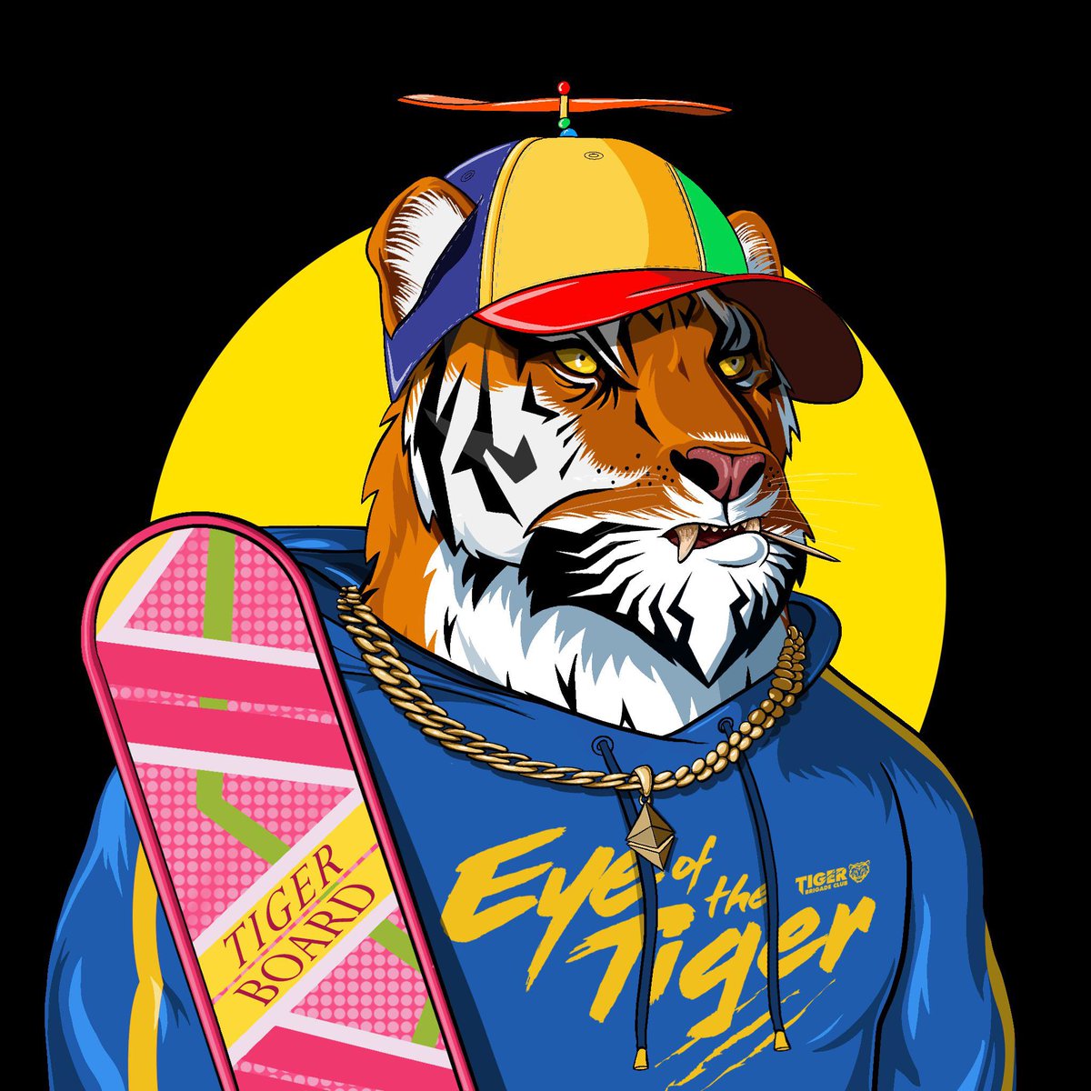 TigerBrigadeNFT's tweet photo. Back to the Future with our Tiger Hoverboard ⚡

You're only one paw 🐾 away to discover our collection!
👉 https://t.co/2fTQJzqFPU

Our collection helps to support the TX2 program meant for #tiger conservation ! Check out our website to learn more 😉

#NFTs #NFTCommunity #NFT https://t.co/jDRp4suJOC