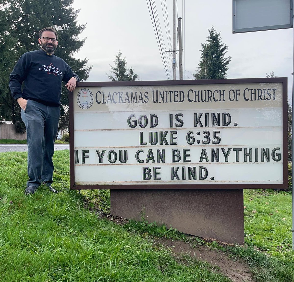 ClackamasU's tweet photo. God is kind.
Luke 6:35
If you can be anything
Be kind. https://t.co/Zwt3I6WlvD