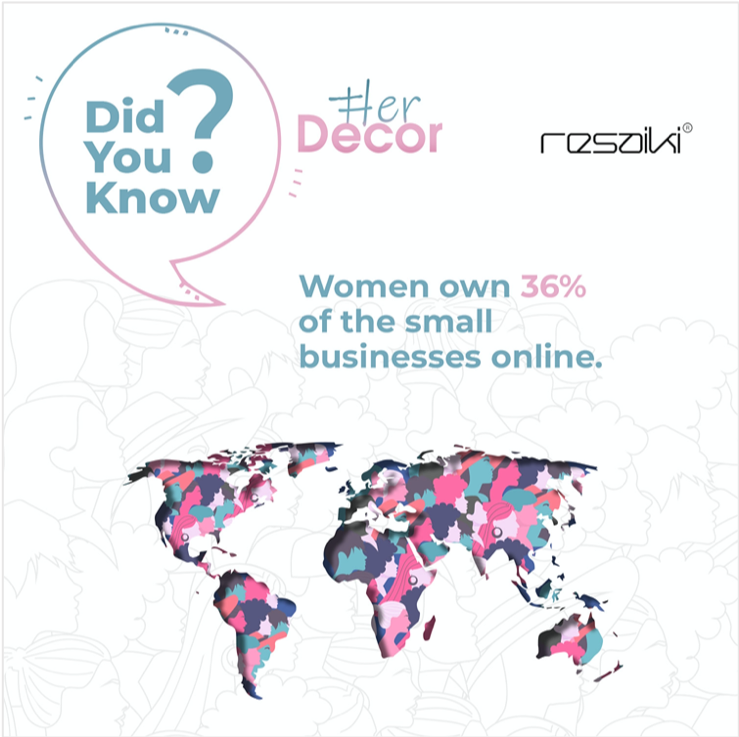 Resaiki's tweet photo. Women are on the track to dominate the entrepreneurial space, what’s stopping you?

#resaiki
#Herdecor
#didyouknow #womenentrepreneurs #womenindesign #womendesigners #interiordesigners #equality #womencentric #interiordecor #workingmothers #womenheros #teamresaiki #womenindesign https://t.co/RMEx9ztf5Q