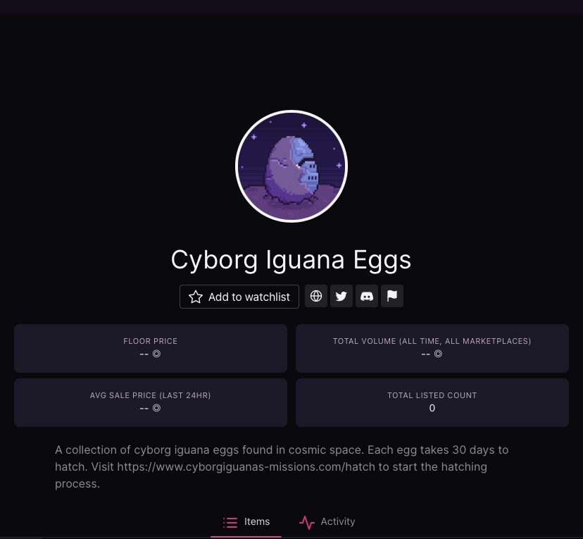 Cyborg Iguanas | Missions LIVE tweet media