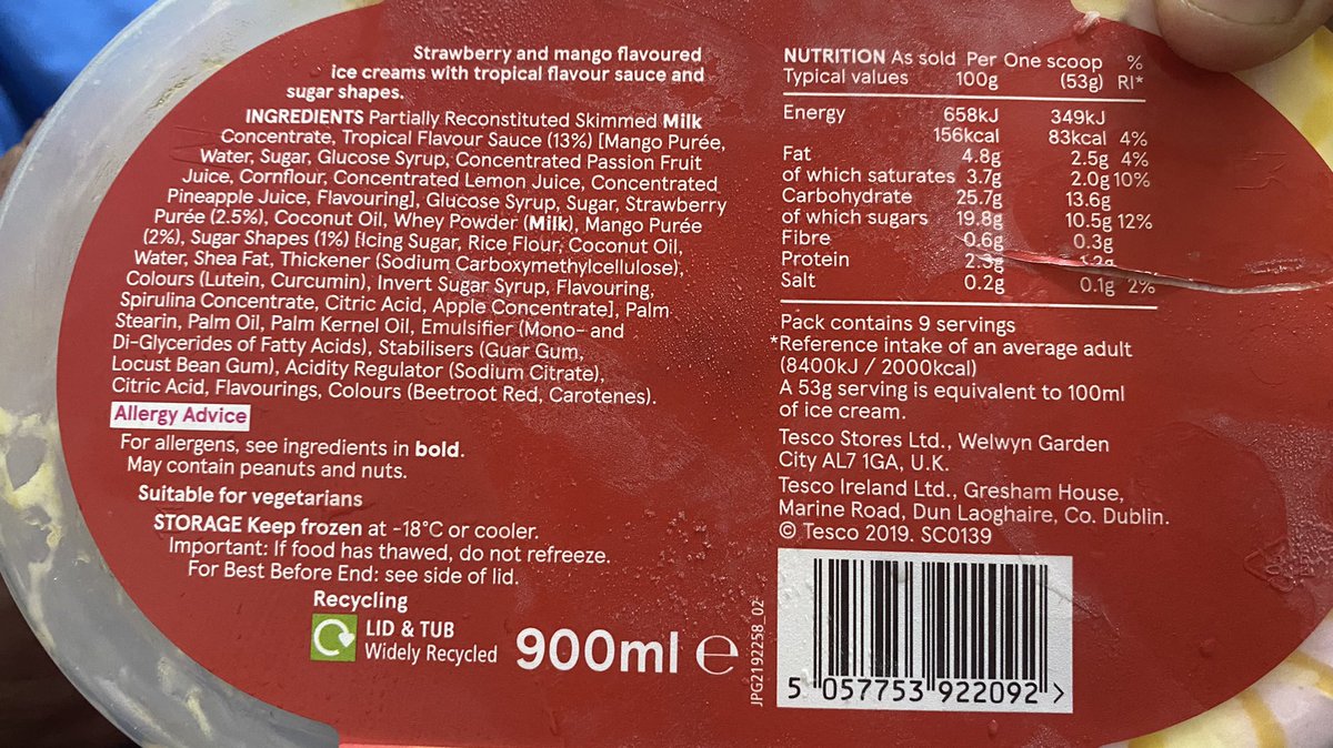 MUSIIM_T's tweet photo. @Tesco i my wife purchased this ice cream and I found ants in them and I had to dispose of them because of kids safety. https://t.co/4RzKfol4wT