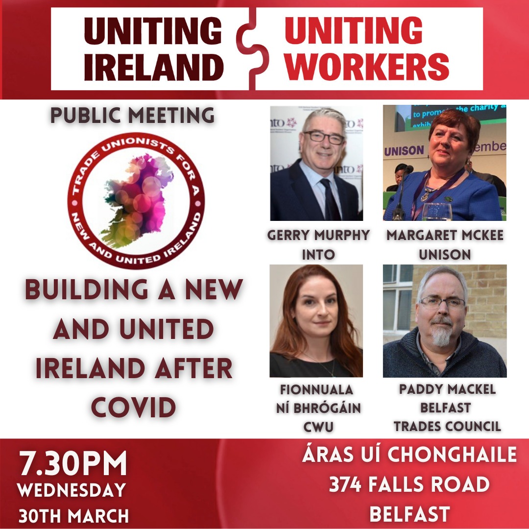 One hour to go!

#IrishUnity
#UnitingIrelandUnitingWorkers