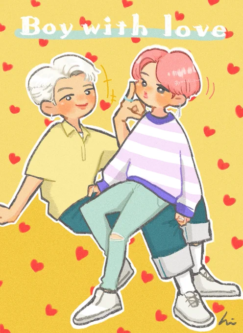 #RM #JIMIN #minimoni 
#BTS #btsfanart 
🐨🐥
❤️𝔹𝕠𝕪 𝕨𝕚𝕥𝕙 𝕝𝕠𝕧𝕖💛 