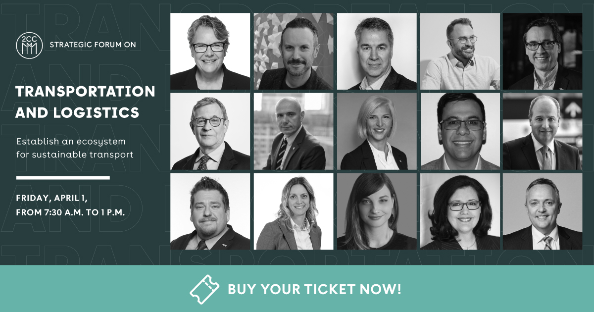 Retrouvez Danielle Charest, directrice générale chez @Jalonmtl, au Forum Stratégique sur le Transport et la Logistique de la <a href="/chambremontreal/">Chambre de commerce du Montréal métropolitain</a>, pour la conférence "Propulser le transport urbain par les données", ce vendredi 1er avril. Inscrivez-vous: bit.ly/3tNUqpw #ccmm