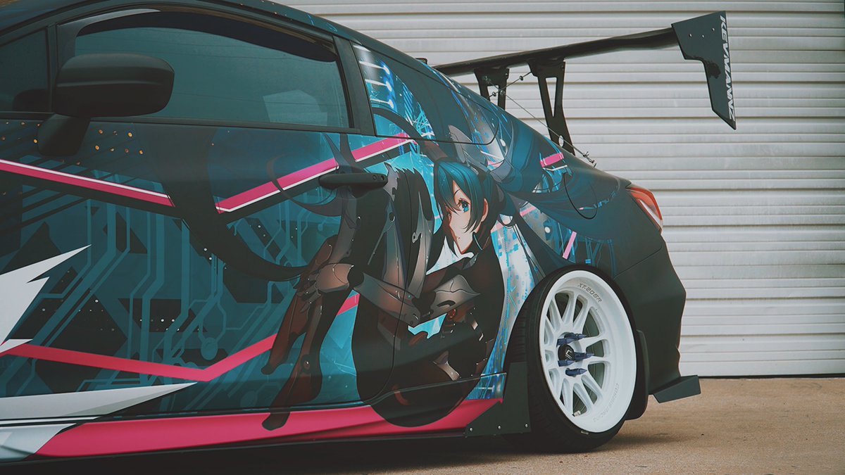 XpressSkins's tweet photo. Custom Miku itasha Honda Civic with Matte finish. 

Instagram- https://t.co/NC65m1VUTZ

#miku #hatsunemiku #mattewrap #itasha #itashaweek #daydream #痛車 https://t.co/7hMhDJDdTV