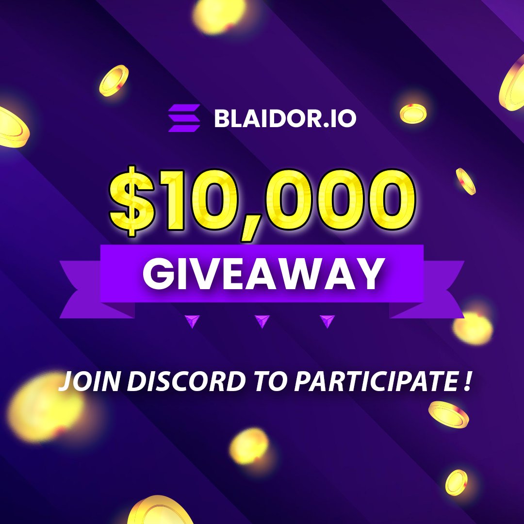 blaidor's tweet photo. Blaidor is having big community events to celebrate our incoming launch !
 
Join Your Discord and Learn how to participate ! 
#Solana #Giveaways #SolanaAirdrops #Crypto #BuildingWeb3 

Try out Blaidor on Devnet  : https://t.co/XbFiLmhzB4 https://t.co/wLOWY0i1ne