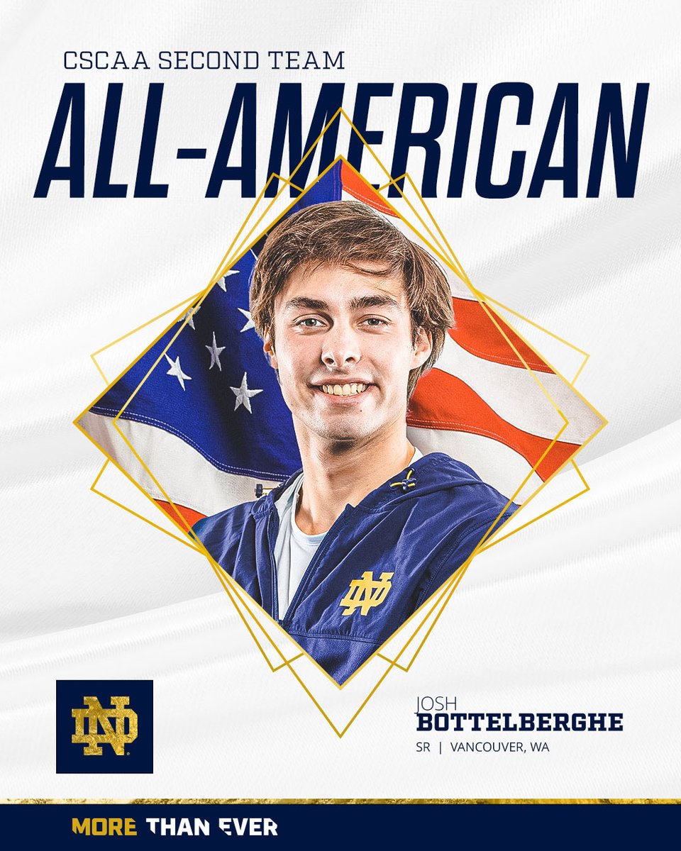 NDSwimDive's tweet photo. Congrats to Kelly Straub (1 &amp; 3 meter diving) and Josh Bottelberghe (100 breaststroke) for earning CSCAA All-American honors!

#GoIrish https://t.co/GduzzbwXsx