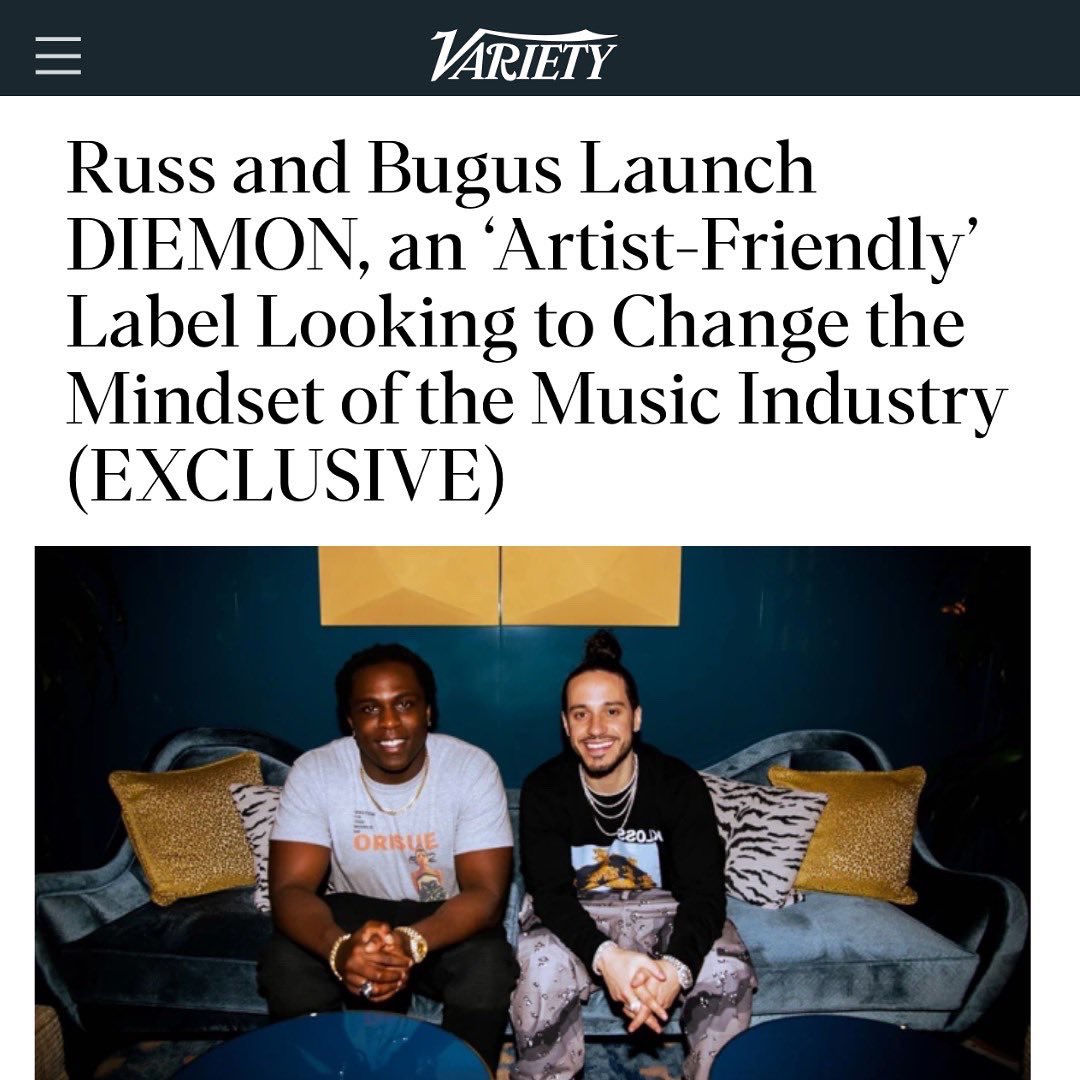 vydiaofficial's tweet photo. Excited to announce our new partnership with @russdiemon and @bugusdiemon on their label, DIEMON 🔥 #PoweredbyVydia 

Read more: https://t.co/xF1Sj26rN2 https://t.co/kFNd0LuIuw