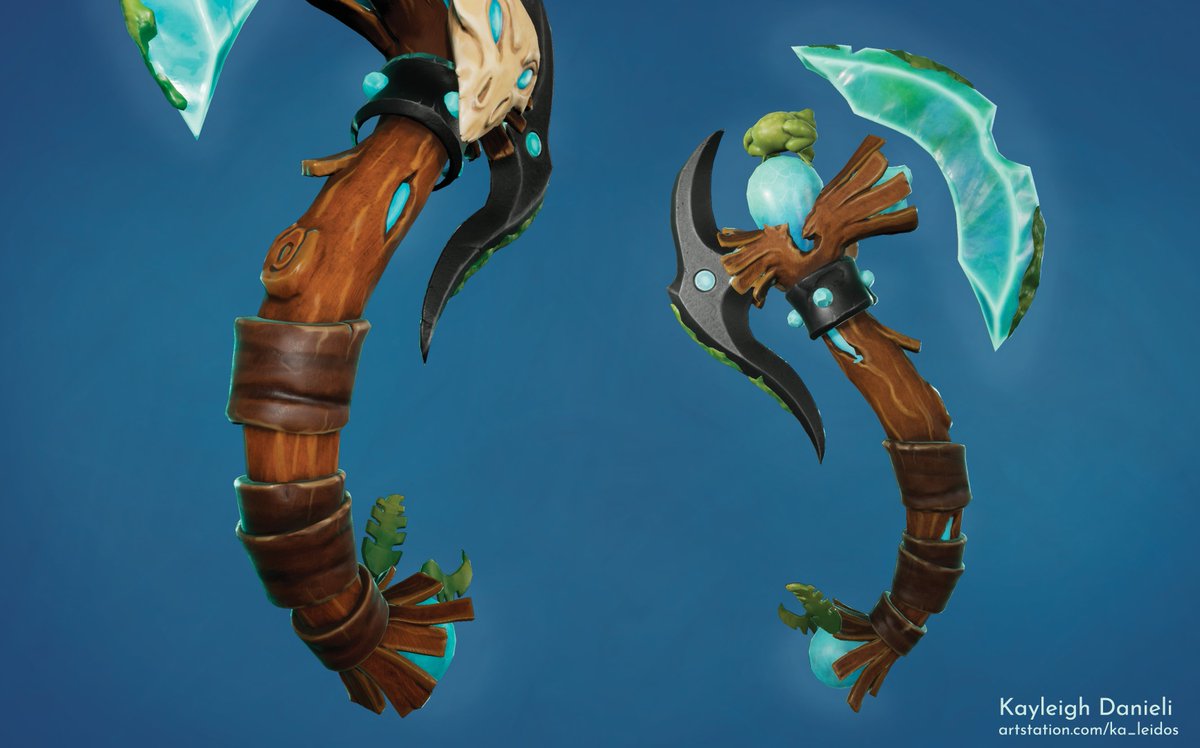 The Crystal Axe!

It is finally done, and I'm super happy with it. Can't wait to do more stuff like this in the future!

Check it out here too:
artstation.com/artwork/YK4rqw

Model based on concept:
artstation.com/artwork/lVaRxk

#gameart #3Dart #SubstancePainter #UnrealEngine4